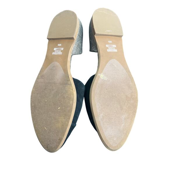 TOMS Jutti D’Orsay Women Pointed Toe Flats Size 9 - Picture 4 of 6